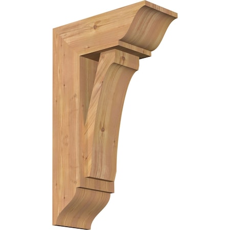 Ekena Millwork Legacy Traditional Smooth Bracket w/ Offset Brace, Western Red Cedar, 7 1/2"W x 18"D x 30"H BKT0806X18X30LEC01SWR